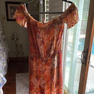 Free People Bohemian Off-Shoulder Jumpsuit